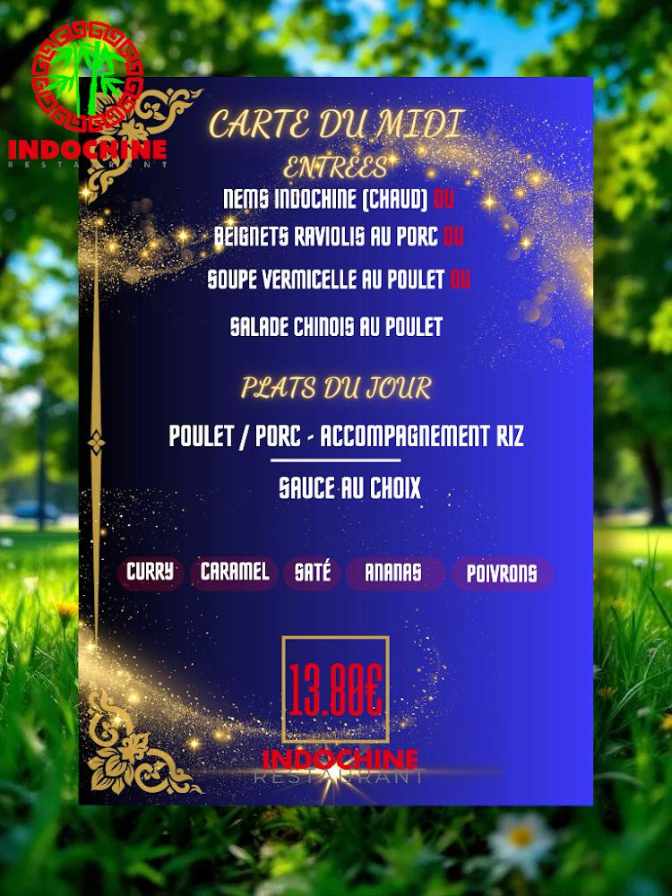 Mega indochine - Menu Image 1
